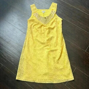 🌸3/$30🌸cato | Vintage style  yellow lace dress